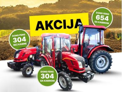  AKCIJA NA TRAKTORE DF– Iskoristite snižene cijene!
